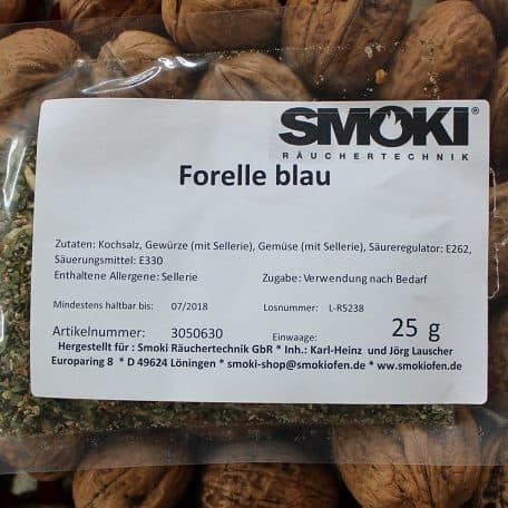 Gewürzmischung Forelle blau
