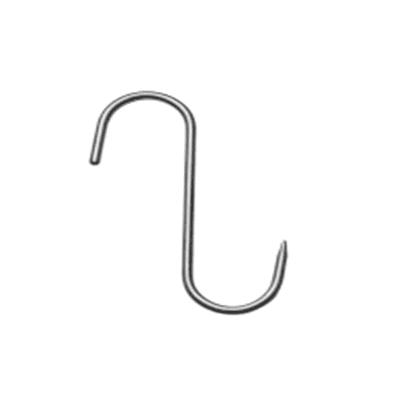 Räucherhaken "S" Edelstahl (10er-Packung)